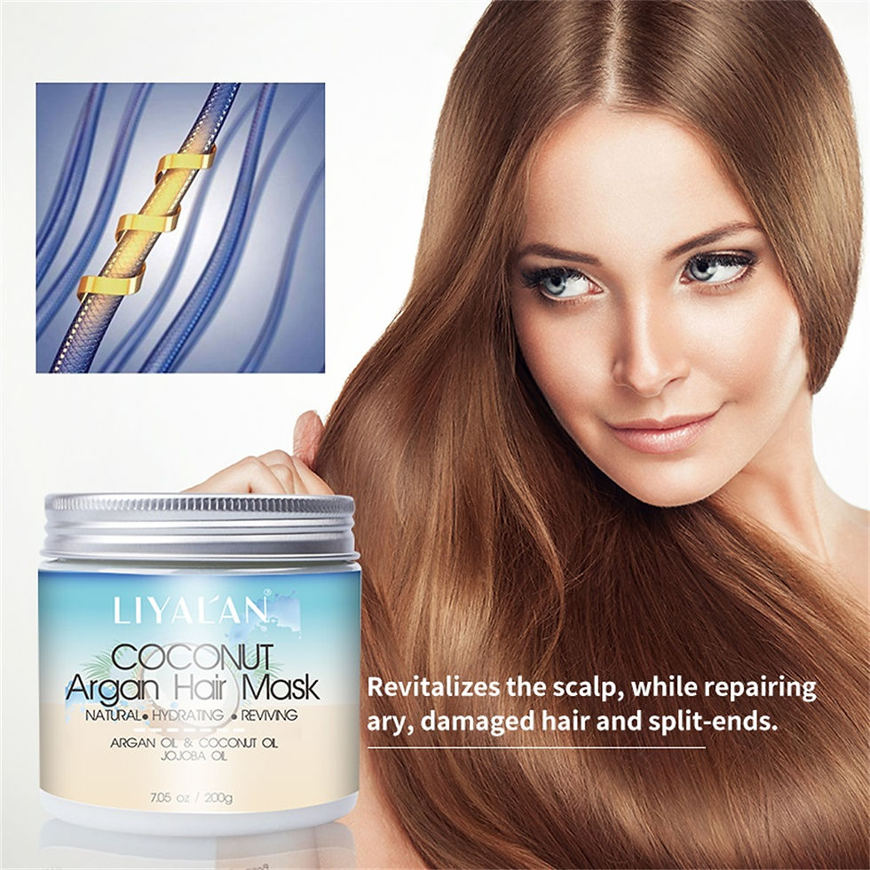 Thumbnail: 200g l Natural Organic Coconut Argan Jojoba Oil