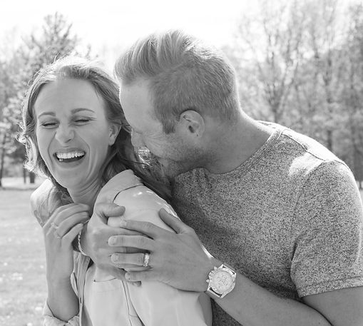 Black and white couple love
