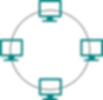 Diagram depicting Ring topology with connected ends