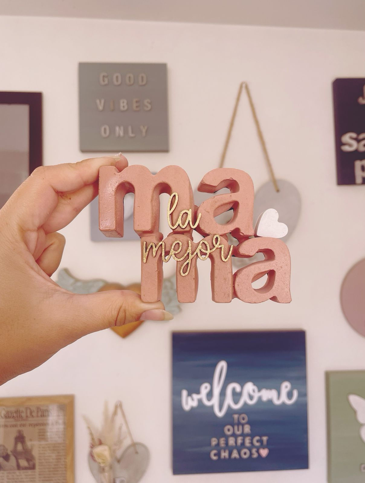 Deco mamá "la mejor" - rosa