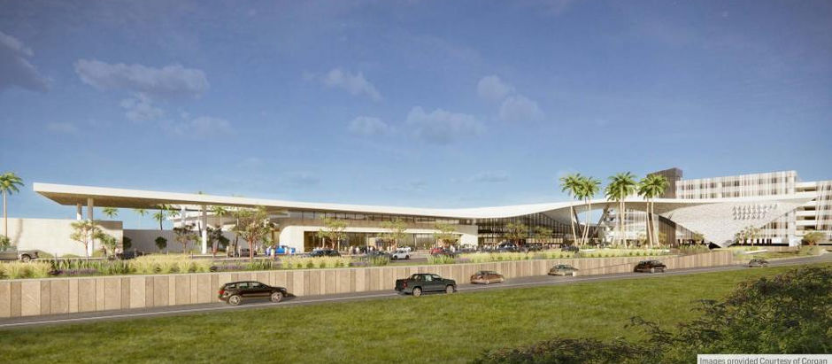 $1.3B Burbank Airport Renovation Showing Steel Framing
