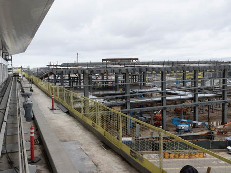 A Year Into Heavy Construction, LAX/Metro Transit Center Takes Shape
