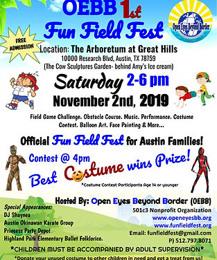 Official Poster for OEBB Fun Field Fest