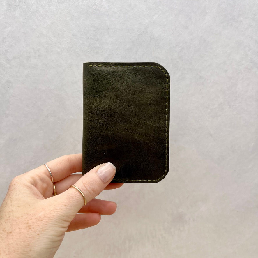 Thumbnail: Folded Cardholder - Olive