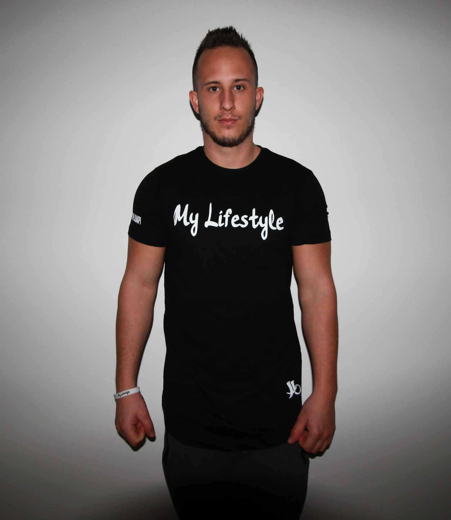 T-shirt "My Lifestyle" noir