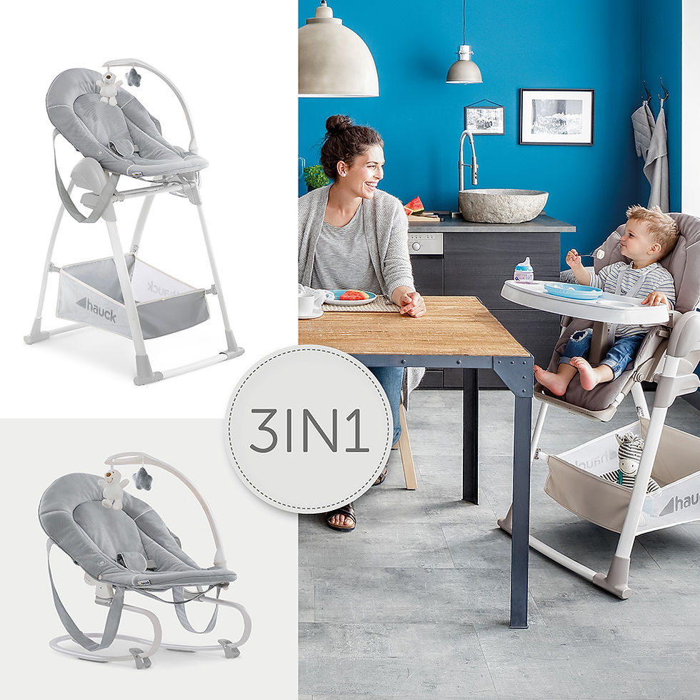 Thumbnail: Hauck Sit N Relax- Grey Highchair