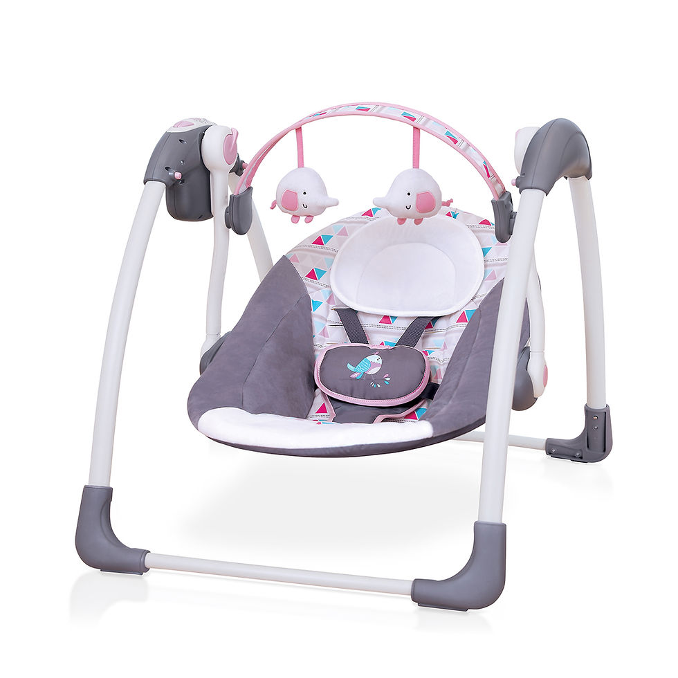 Thumbnail: Mastela Deluxe Portable Swing Pink