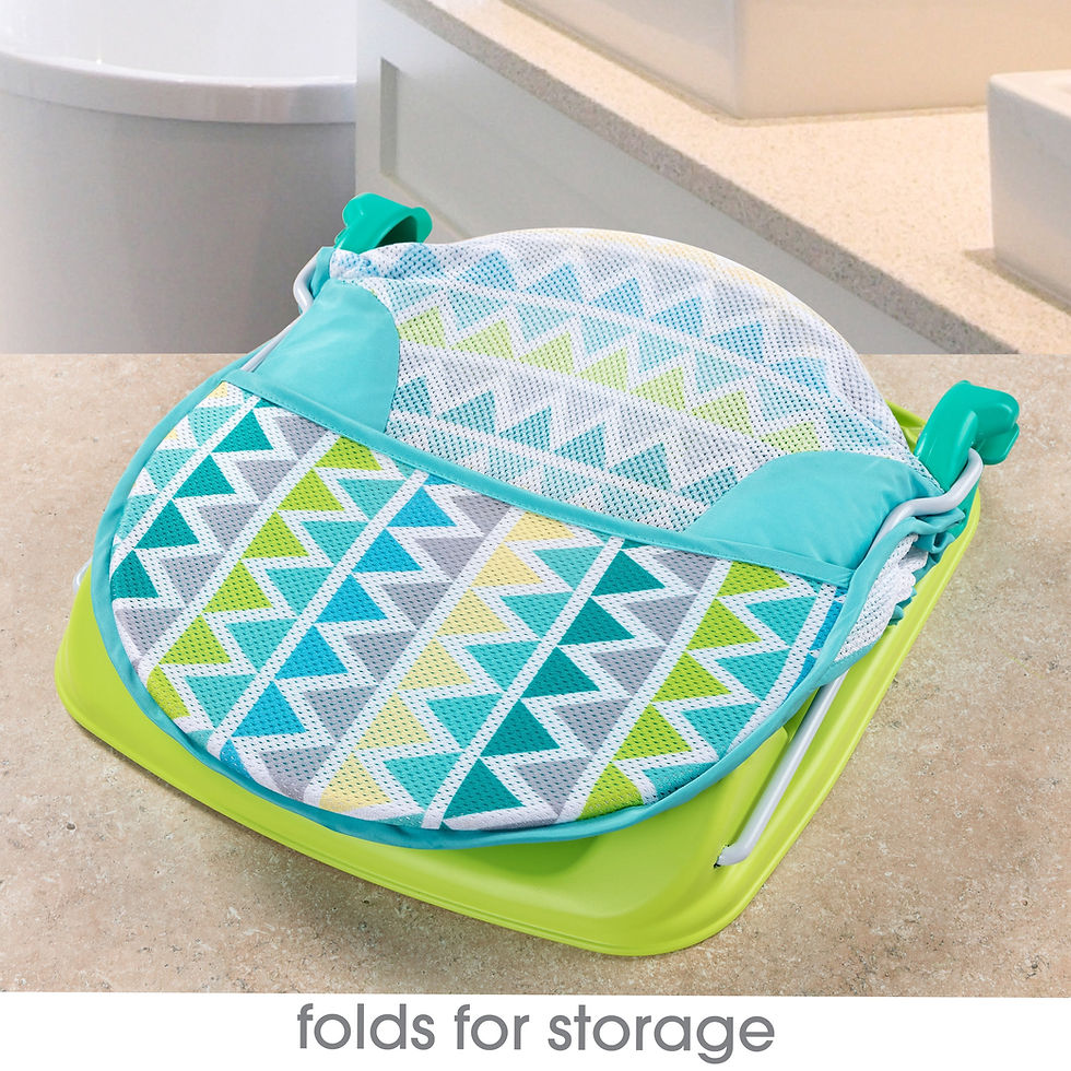 Thumbnail: Summer DELUXE BABY BATHER- Triangles Stripes