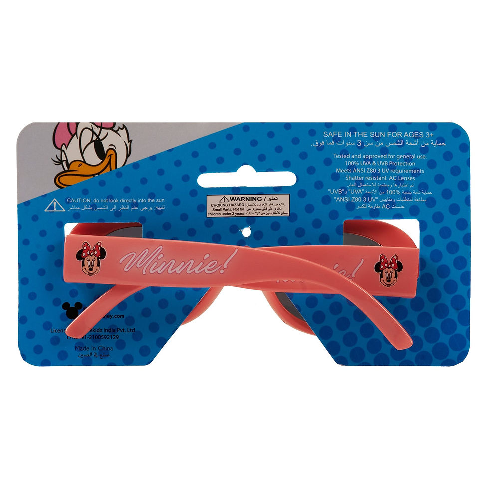 Thumbnail: Disney Kids Minnie Sunglasses (Headercard + Poly bag)