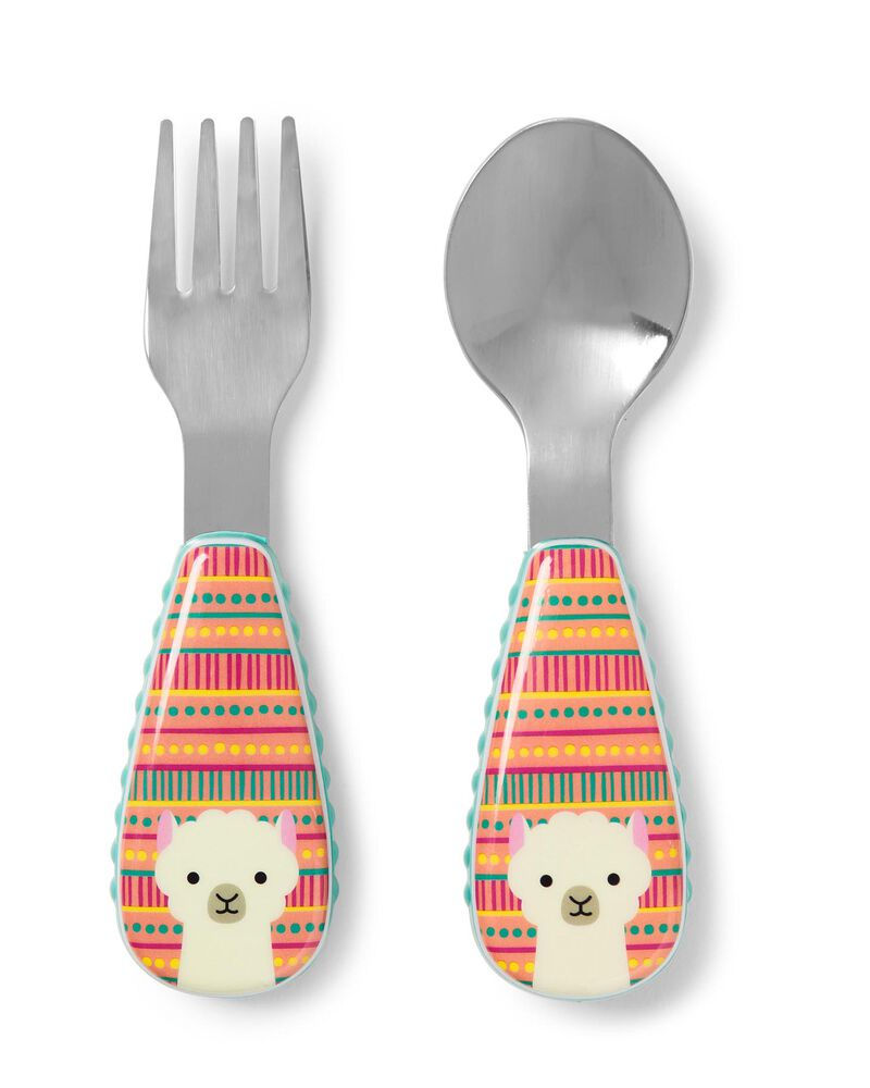 Thumbnail: Skip Hop Zoo Utensils Fork & Spoon
 - Llama