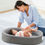 Thumbnail: Skip Hop Sweet Retreat 2-Stage Baby Lounger - Grey