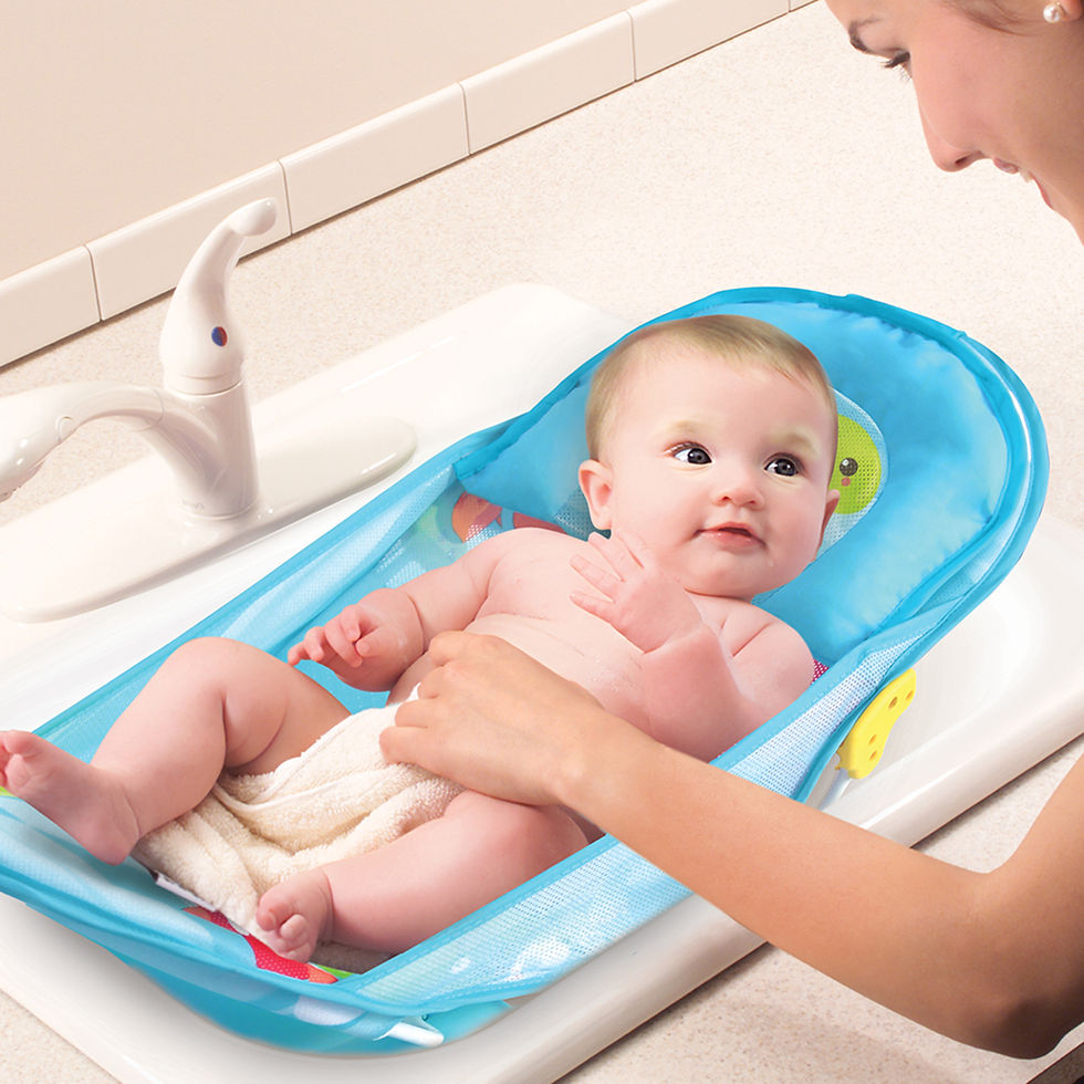 Thumbnail: Mastela Deluxe Baby Bather Blue P3