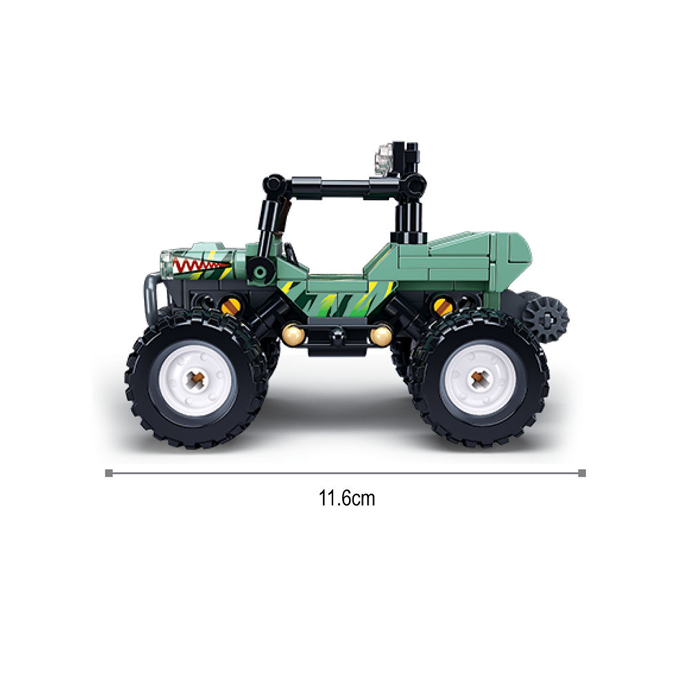 Thumbnail: Playzu by Sluban Off-Road Vehicle- Green