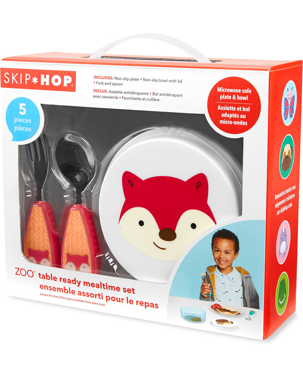 Thumbnail: Skip Hop ZOO Table Ready Mealtime Set - Fox