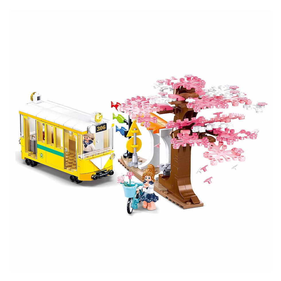 Thumbnail: Playzu by Sluban Happy Diary-Downtown Tram- Multicolor
