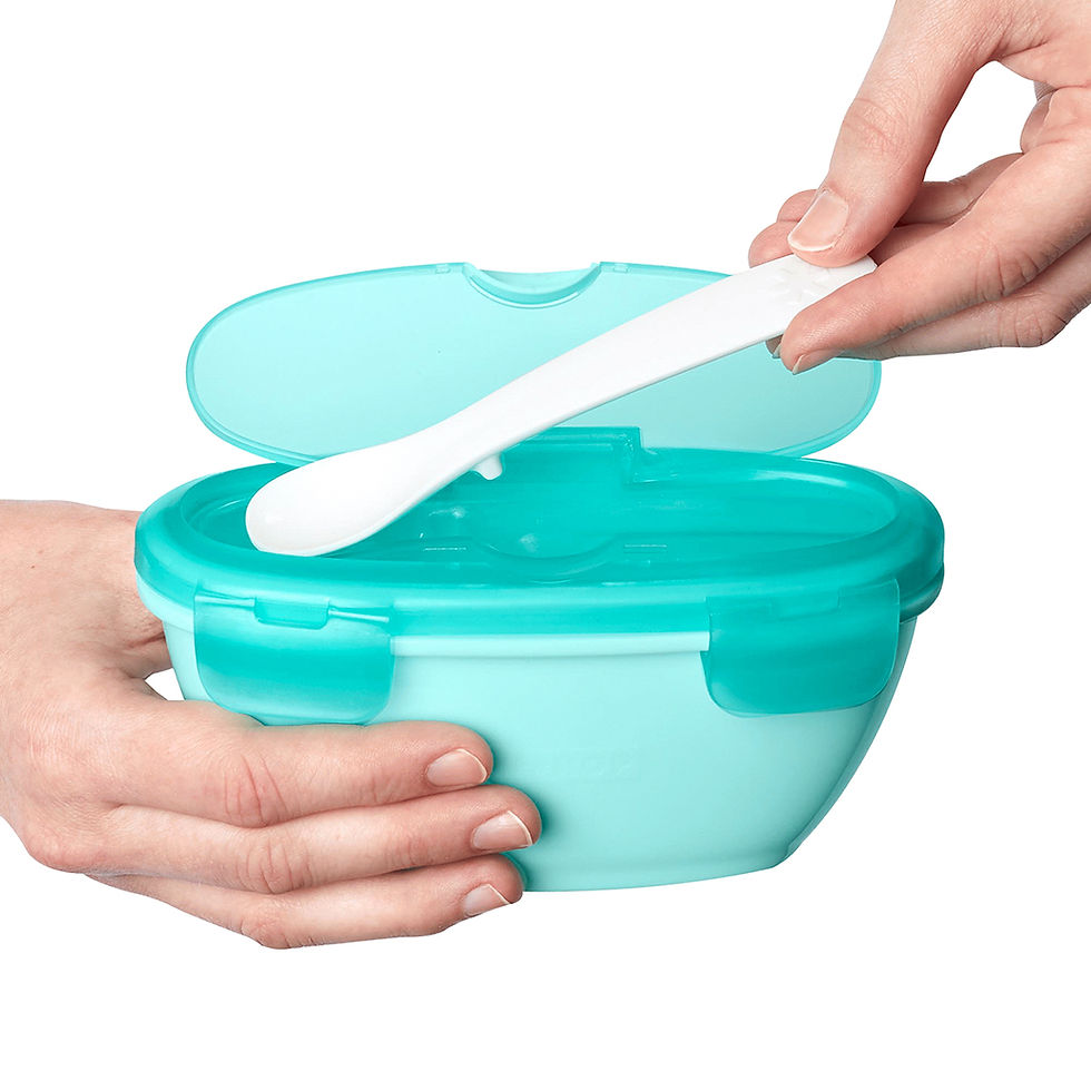 Thumbnail: Skip Hop Easy-Serve Travel Bowl - Spoon - TQ