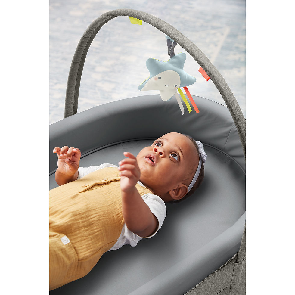 Thumbnail: Skip Hop Sweet Retreat 2-Stage Baby Lounger - Grey