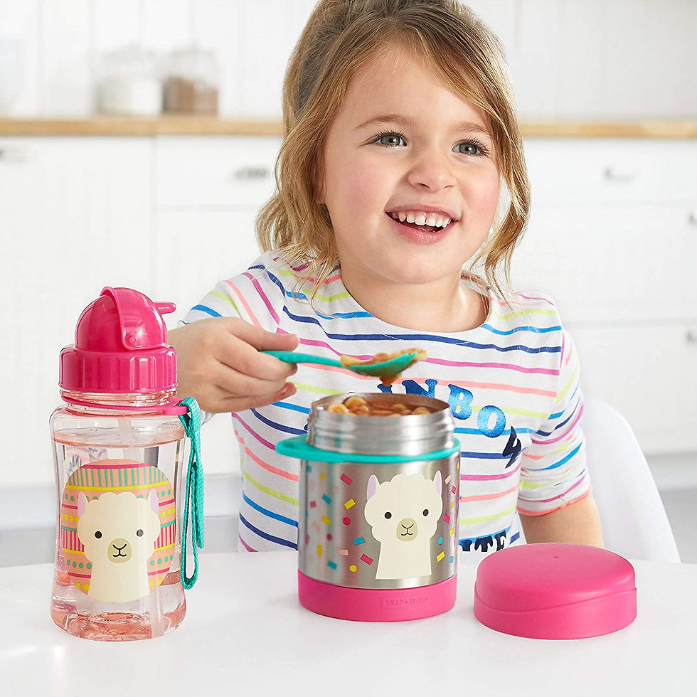 Thumbnail: Skip Hop Zoo Insulated Little Kid Food Jar
 - Llama