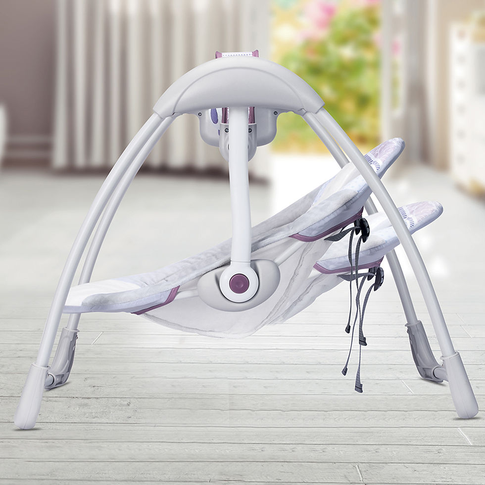 Thumbnail: Mastela Deluxe Portable Swing Purple