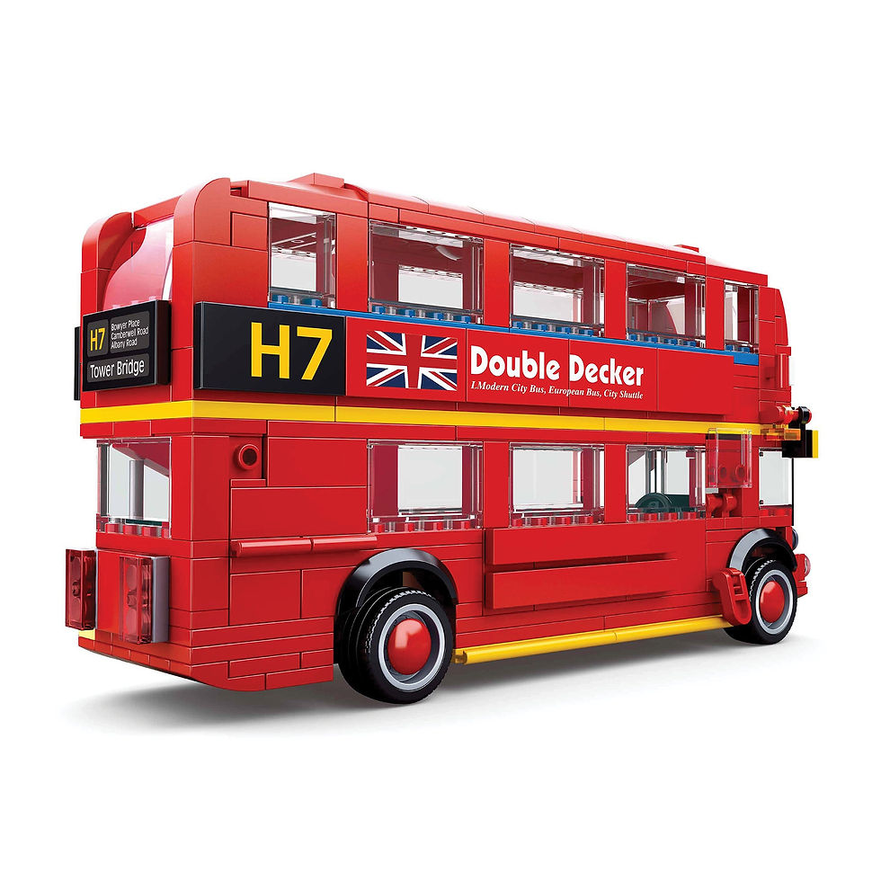 Thumbnail: Playzu by Sluban London Bus- Multicolor
