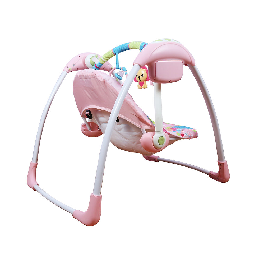 Thumbnail: Mastela Deluxe Portable Swing Pink