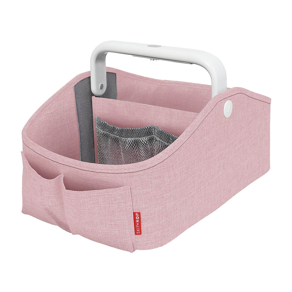 Thumbnail: Skip Hop Light Up Diaper Caddy - Pink