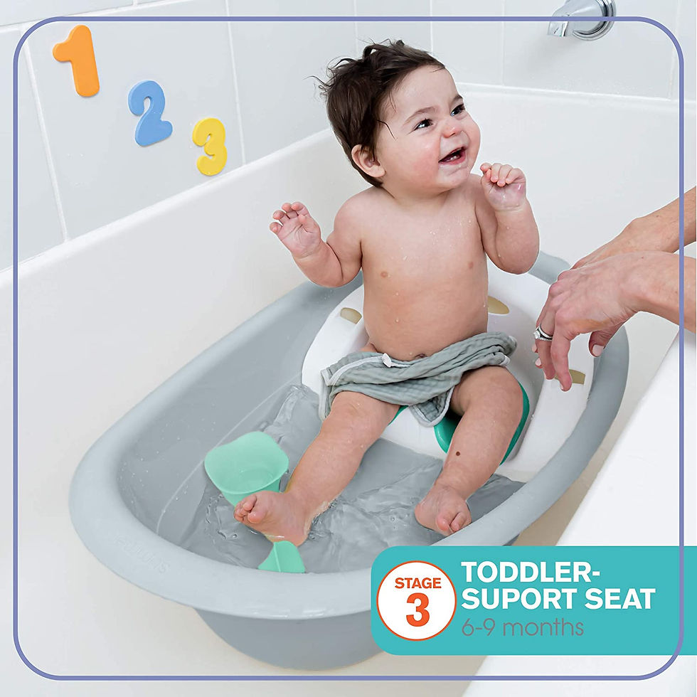 Thumbnail: Summer Gentle Support Multi-Stage Bath Tub- Grey