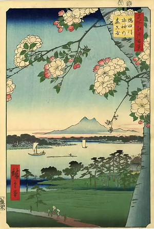 13 Printemps _ Hiroshige - Brume printemps.jpg