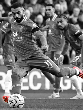 Mo Salah and the Adidas F50 Elite, top attacker in the premier league for the 24/25 season.