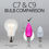 Thumbnail: C9 Faceted Pink OptiCore LED Bulbs