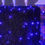 Thumbnail: 4' x 6' Blue 5mm LED Christmas Net Lights, 100 Lamps on Green Wire