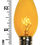 Thumbnail: C9 Incandescent Yellow Triple Dipped Transparent Bulbs