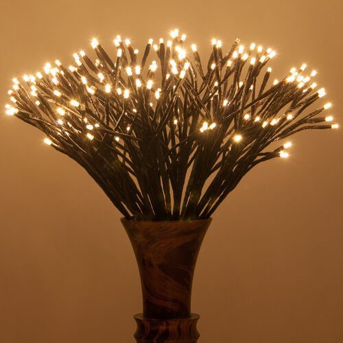 Thumbnail: 24" Brown Starburst Lighted Branches with Warm White LED Twinkle Lights