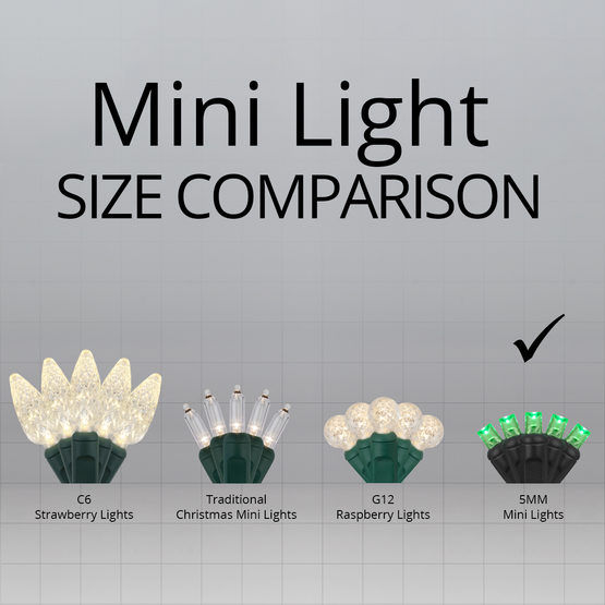 Thumbnail: 5mm Wide Angle Green LED Halloween Lights