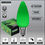 Thumbnail: C9 Opaque Green OptiCore LED Bulbs