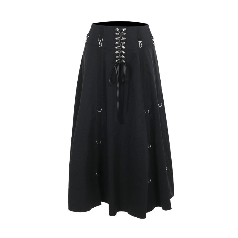 Goth Streetwear Gothic Skirt Women Harajuku Emo Alternative Grunge High Waist Ba