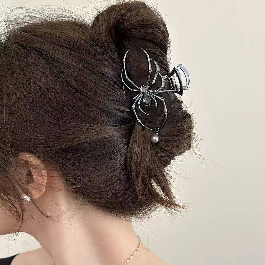 Thumbnail: Women's Y2K Sweet Personalized Hair Clip Rhinestone Imitation Pearl Alloy Metal 