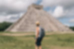 Digital Nomad in Chichen-Itza Mexico