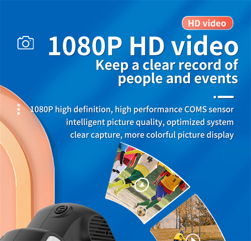 Thumbnail: Compact 1080p HD Retro Mini Camera - Perfect Pocket-Sized Gift for Any Occasion!