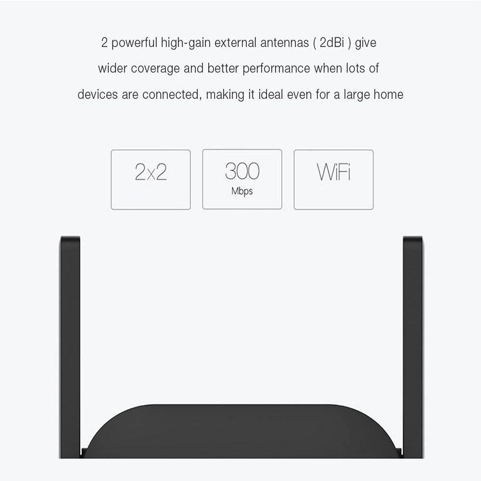 Miniatura: Xiaomi 300Mbps WiFi Amplifier/Universal Wireless WiFi Range Extender/Booster