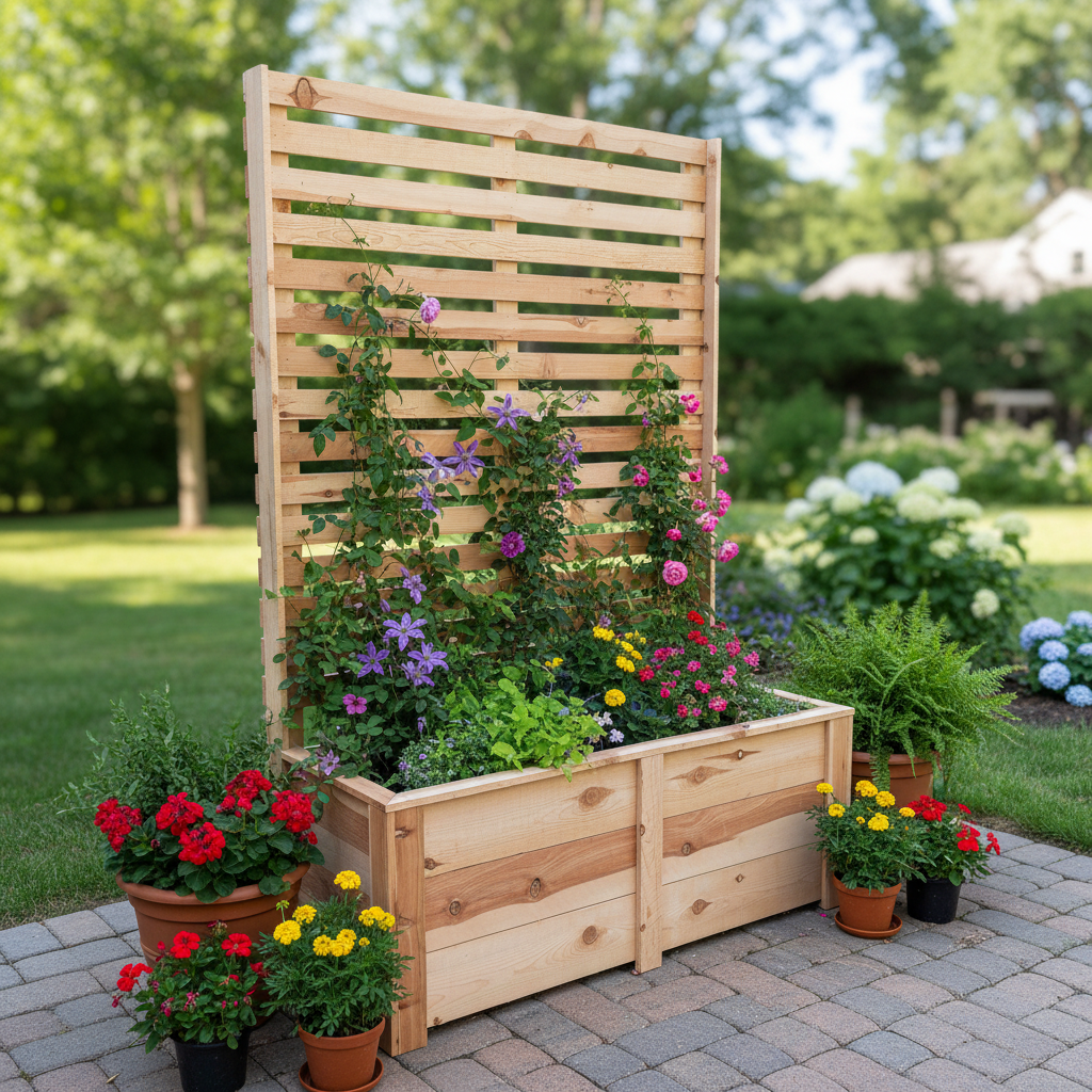 The Craftsman Lattice Bed