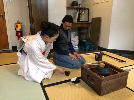 Workshop at The Chanoyu Club at Penn State University