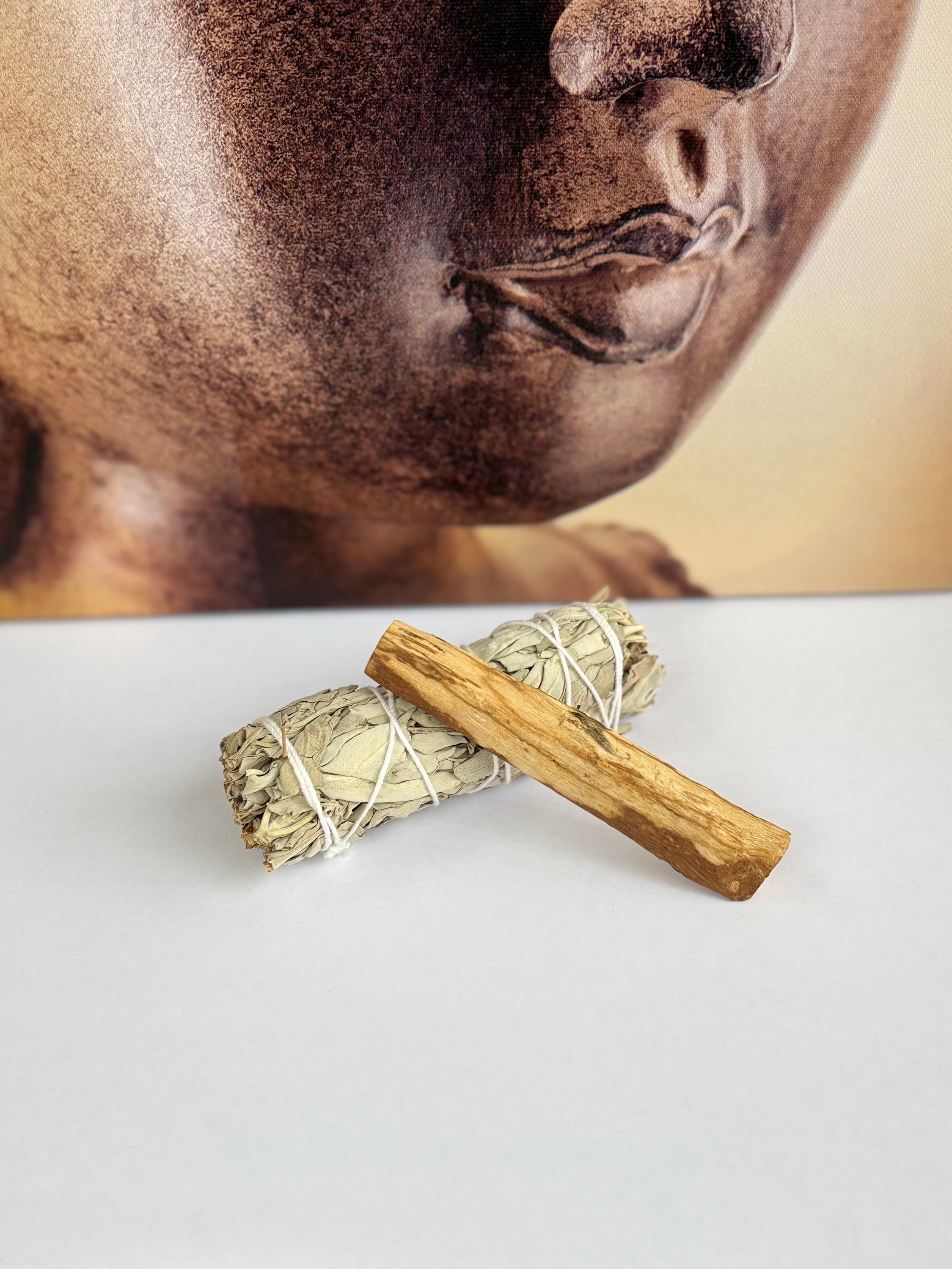 Ensemble bouquet sauge, bâton palo Santo