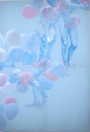Luigi Di Fabio artista. Opere d'arte contemporanea con palloncini 
