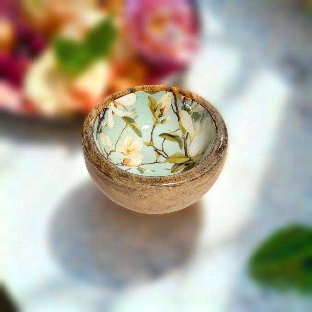 Handmade Small Condiment Dip Bowls in Stunning Snowbell