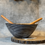 Thumbnail: Ripples Hand Carved Serving Bowl Set With Spoons in Black & White design