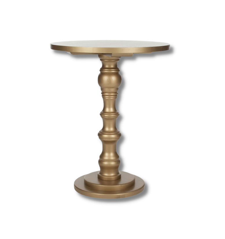 Antique Gold Side Table