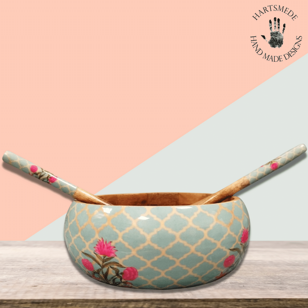 Finesse Serving Bowl with Matching Spoons Ideal Gift Set