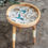 Thumbnail: Handmade Side Table Mango Wood Detachable Legs Hummingbird
