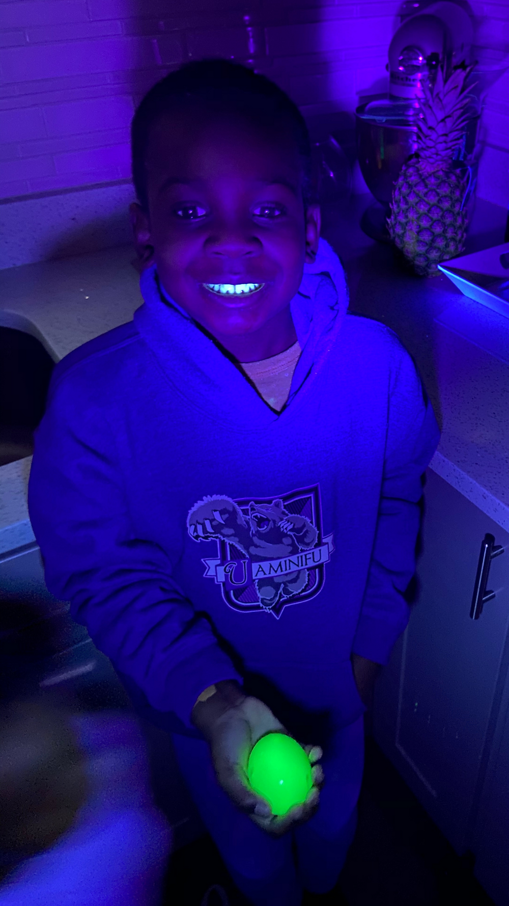 glow in the dark bouncy egg science fair project for kids
